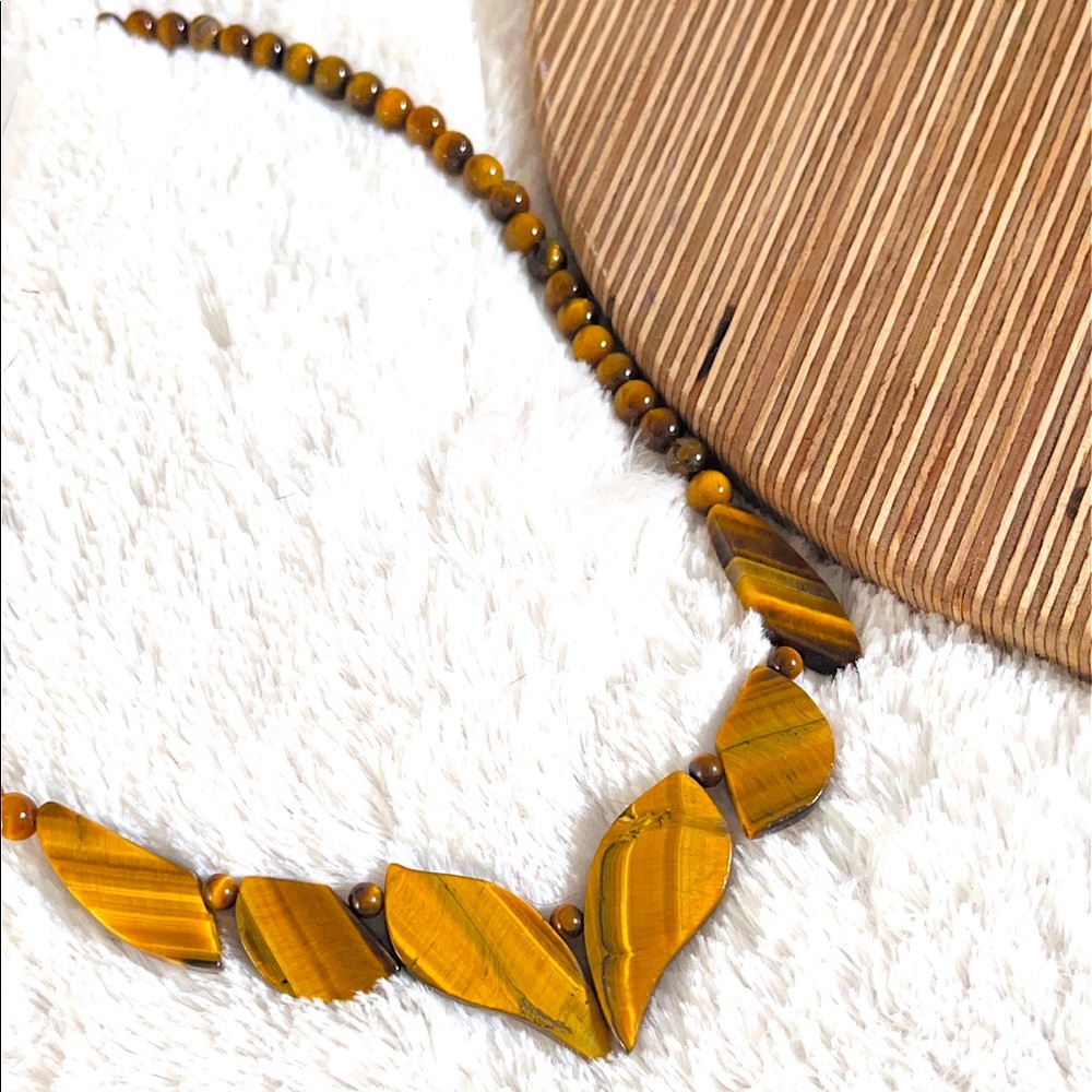 Handmade Natural Stone Necklace ✨